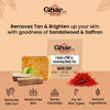 Ghar Soaps Magic Sandalwood & Saffron + Kojic Acid 2% Soap Combo | DeTan, Brightening & Pigmentation Care 100 gm * 2