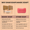 Ghar Soaps Magic Soap Sandal Wood And Saffron for DeTan and Glowing Brightening Skin