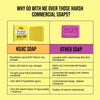 Ghar Soaps Magic Sandalwood & Saffron + Kojic Acid 2% Soap Combo | DeTan, Brightening & Pigmentation Care 100 gm * 2