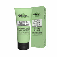 Ghar Soaps Anti-Acne with Salicylic Acid, Neem for Clear Skin, 100 ml Face Wash