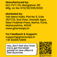 Ghar Soaps Skin Lightening with Kojic Acid + Turmeric, Brighter Skin Face Wash