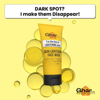 Ghar Soaps Skin Lightening with Kojic Acid + Turmeric, Brighter Skin Face Wash