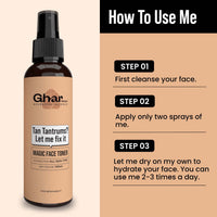 Ghar Soaps Magic Face Toner(Sandalwood & Saffron) 100 ml