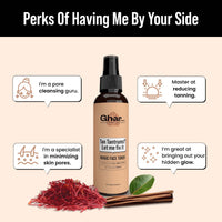 Ghar Soaps Magic Face Toner(Sandalwood & Saffron) 100 ml