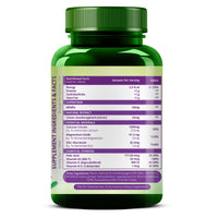 Vlado's Himalayan Organics Alfalfa, Calcium Citrate Malate 1200mg with Vitamin D, K2 (MK7), B12, Zinc & Magnesium - 120 Veg Tablets