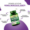 Vlado's Himalayan Organics Alfalfa, Calcium Citrate Malate 1200mg with Vitamin D, K2 (MK7), B12, Zinc & Magnesium - 120 Veg Tablets