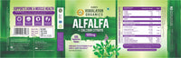 Vlado's Himalayan Organics Alfalfa, Calcium Citrate Malate 1200mg with Vitamin D, K2 (MK7), B12, Zinc & Magnesium - 120 Veg Tablets