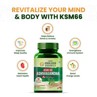 Vlado's Himalayan Organics KSM - 66 Ashwagandha 1000Mg I KSM-66 I Boost Energy, Strength, Stamina