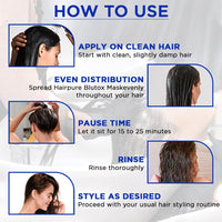 Hair Pure Blutox Hair Mask Reduces Split Ends & Intense Nutri-Repair - 900ml