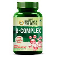 Vlado's Himalayan Organics Vitamin B Complex with 100% RDA B1, B2, B3, B5, B6, B7, B9 & B12