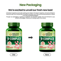 Vlado's Himalayan Organics Vitamin B Complex with 100% RDA B1, B2, B3, B5, B6, B7, B9 & B12