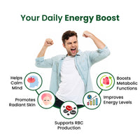 Vlado's Himalayan Organics Vitamin B Complex with 100% RDA B1, B2, B3, B5, B6, B7, B9 & B12