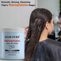 Hair Pure Nanoplastia Hair Spa Damage Repair Mask With Macadamia Oil - 900ml