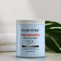 Hair Pure Nanoplastia Hair Spa Damage Repair Mask With Macadamia Oil - 900ml