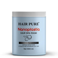 Hair Pure Nanoplastia Hair Spa Damage Repair Mask With Macadamia Oil - 900ml