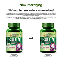 Vlado's Himalayan Organics Biotin 10,000Mcg for Hair Growth- 120 tablets