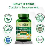 Vlado's Himalayan Organics Calcium Magnesium Zinc Vitamin D3 & B12