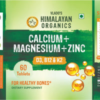 Vlado's Himalayan Organics Calcium Magnesium Zinc Vitamin D3 & B12