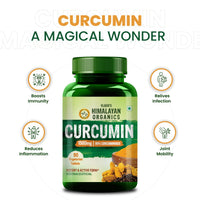 Vlado's Himalayan Organics Curcumin With Biopiperine 1500mg 90 Tablets