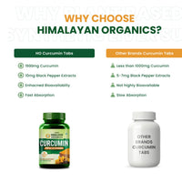 Vlado's Himalayan Organics Curcumin With Biopiperine 1500mg 90 Tablets