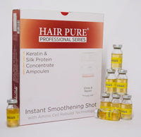 Hair Pure Bottles Keratin & Silk Protein Concentrate Ampoules-10ml Each