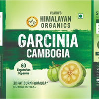 Vlado's Himalayan Organics Garcinia Cambogia Supplement - 60 Veg Capsules