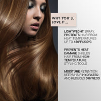 Hair Pure Heat Protector Defense From Styling Tools Hair Spray - 200ml