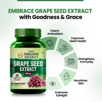 Vlado's Himalayan Organics Grape Seed Extract 500mg - 90 Veg Capsules