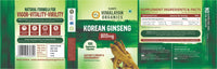 Vlado's Himalayan Organics Korean Red Ginseng 1000mg/Serve