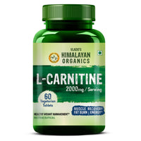 Vlado's Himalayan Organics L-Carnitine 2000 Mg | Healthy Weight Management 60 Tablets