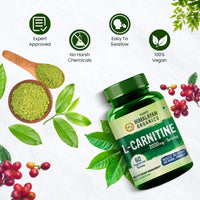 Vlado's Himalayan Organics L-Carnitine 2000 Mg | Healthy Weight Management 60 Tablets