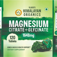 Vlado's Himalayan Organics Magnesium Complex Supplement - 120 Veg Tablets