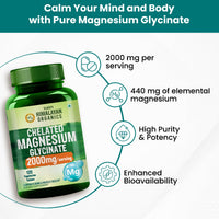 Vlado's Himalayan Organics Highly Absorbable Magnesium Glycinate 120 Tablets