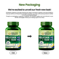 Vlado's Himalayan Organics Melatonin 10Mg + Tagar 250Mg Supplement 60 Tablets