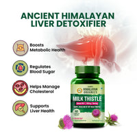 Vlado's Himalayan Organics Milk Thistle Extract Detox Supplement 60 Capsules