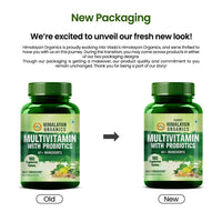 Vlado's Himalayan Organics Multivitamin for men & women with 60 ingredients - 180 Tablets