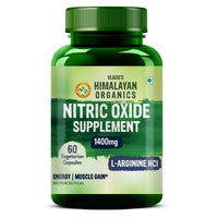 Vlado's Himalayan Organics Nitric Oxide Supplement with L- Arginine HCL 1400mg 60 Capsules