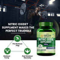 Vlado's Himalayan Organics Nitric Oxide Supplement with L- Arginine HCL 1400mg 60 Capsules