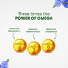 Vlado's Himalayan Organics Omega 3 6 9 Vegan Natural Nutrition Supplement for Muscle, Bone , Heart & Skin