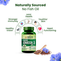 Vlado's Himalayan Organics Omega 3 6 9 Vegan Natural Nutrition Supplement for Muscle, Bone , Heart & Skin