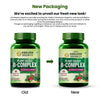 Vlado's Himalayan Organics Plant Based B-Complex Vitamins B12, B1, B2, B3, B5, B6, B9 and Biotin for Metabolism, Hair and Energy