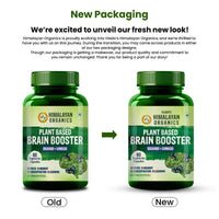 Vlado's Himalayan Organics Plant Based Brain Booster Supplement 60 Veg Capsules