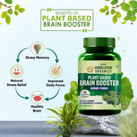 Vlado's Himalayan Organics Plant Based Brain Booster Supplement 60 Veg Capsules