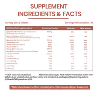 Vlado's Liposomal Calcium, Magnesium, Zinc + D3, K2 - Bones, Immunity, 60 Tabs