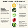 Vlado's Liposomal Calcium, Magnesium, Zinc + D3, K2 - Bones, Immunity, 60 Tabs