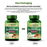 Vlado's Himalayan Organics Plant Based Collagen Builder for Hair and Skin with Biotin and Vitamin C