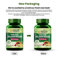 Vlado's Himalayan Organics Plant Based Collagen Builder for Hair and Skin with Biotin and Vitamin C