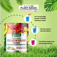 Vlado's Himalayan Organics Plant Based Collagen Builder Powder for Skin Regeneration 250 gm