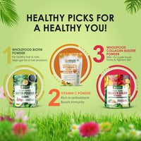 Vlado's Himalayan Organics Plant Based Collagen Builder Powder for Skin Regeneration 250 gm