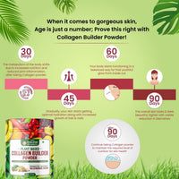 Vlado's Himalayan Organics Plant Based Collagen Builder Powder for Skin Regeneration 250 gm